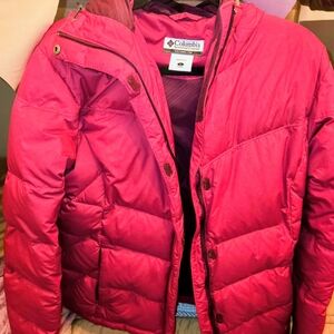 Columbia Vibrant Pink FABULOUS Puffer Insulated Jacket
